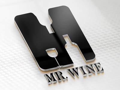 Mr. Wine Bar Logo Design bar brand identity branding design flat graphic design icon letter lettermark logo logo design m letter logo minimal modern vector wine wine bottle wine club wine glass wordmark