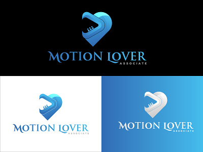 Motion Lover Logo Design brand identity branding design graphic design logo logo design motion graphics vector