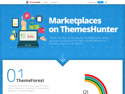 ThemesHunter - Marketplaces Landing Page