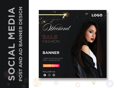 Fashion Selling Banner | Social Media Ads Design 3d adobe illustrator ads animation banner brandidentity branding colorful design facebook ads flat flyer graphic design illustration instragram logo motion graphics ui