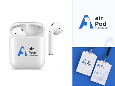 airpod Technology | Modern logo Design 3d adobe illustrator animation brandidentity branding colorful design dribble flat graphic design illustration logo motion graphics technology ui