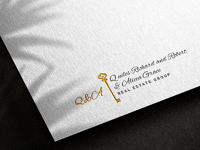 Q & A Real Estate Group Logo Design | Real Estate logo