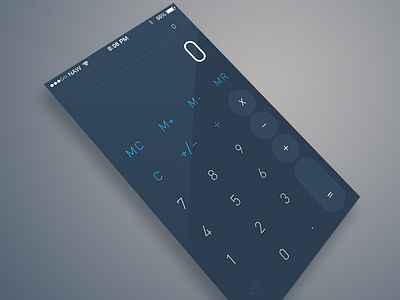 Flat Calculator calculator flat ui sketch app trendy nerd
