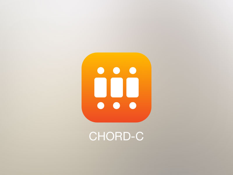 CHORD-C App Icon sketch vector ios7 chordc app icon