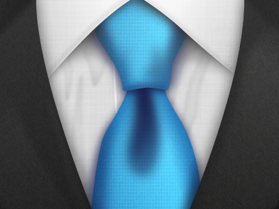 Full-time App Icon fireworks ios app icon jobs suit tie