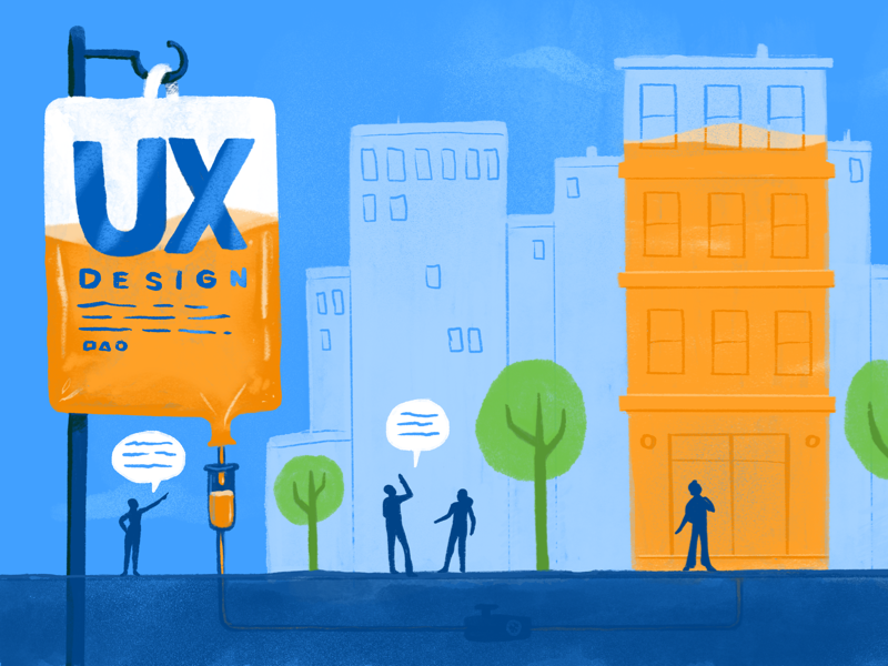 UX Infused Businesses sketch sketch app childrens book thinking communication business enterprise city pipes clouds people illustration medical iv buildings lifeline design ux canvas workday