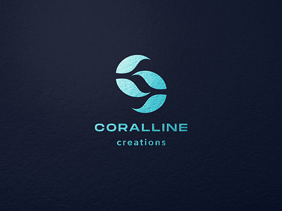 Coralline Creations - Logo branding graphic design illustration logo typography