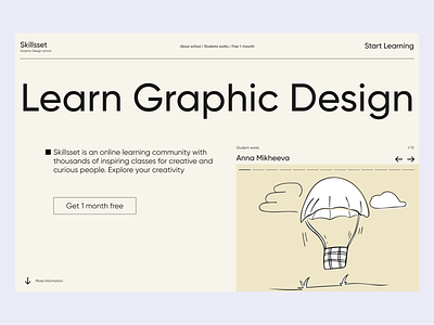Skillsset design graphic design learn minimal school skill skilllearn ui