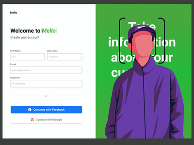 Daily UI #1 / Sing up daily ui login login page sign up ui