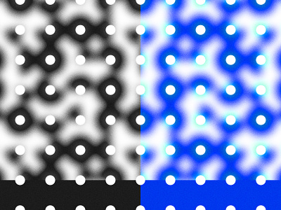 Experimental Pies circles dots geometric pattern