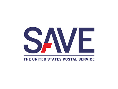 Save the USPS 2020 election post office postal service typography usps