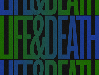 LIFE&DEATH death life spirituality typography
