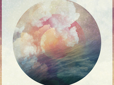 More evolution abstract album circles clouds color cover illustration music organic texture warm waves