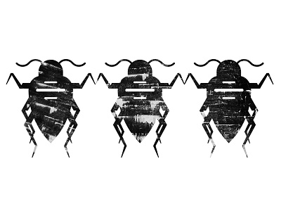 Buggin' bugs illustration insect roach texture