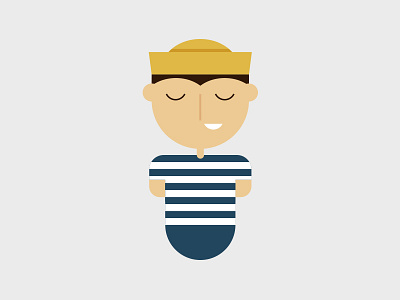 Sailor WIP boy character face hat illustration man maritime person sailor shirt