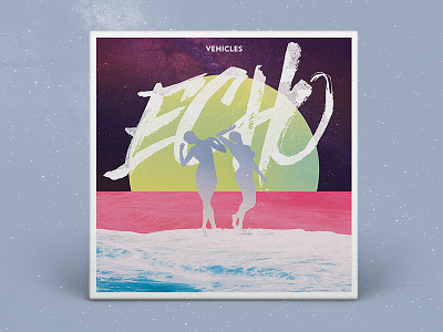 Echo album cover android cd indie music ocean planet rock sci-fi space vinyl water