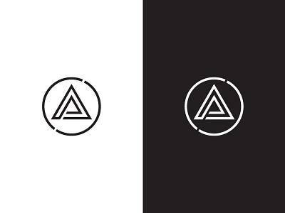 A branding geometric logo symbol typography