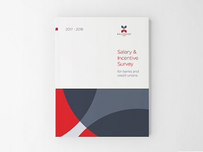 2017 - 2018 Salary and Incentive Survey abstract bank banking book book cover book design branding credit union finance geometric layout