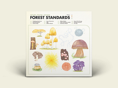 Forest Standards (B) album art album artwork album cover jazz music nature retro vintage vinyl record