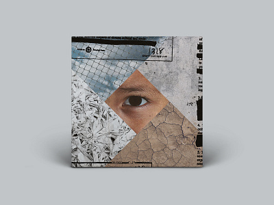 A Clamoring album art album artwork album cover collage electronic music industrial political punk texture
