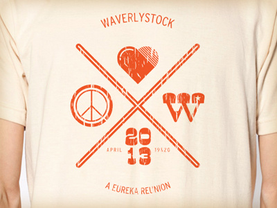 Waverlystock 2013 cross heart illustration logo peace peace sign t shirt texture