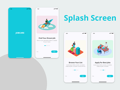 splash screen design app screen design dribble design mobile app screenshot splash screen start app ui user experience user interface welcome screen