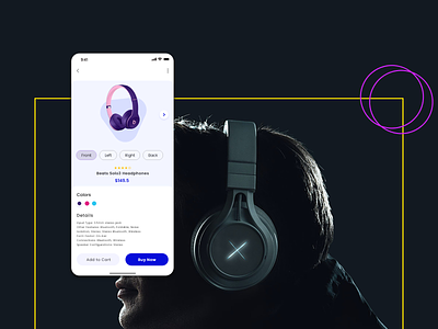 Product Design/Add to cart add to cart app design buy now buy product design trends headphones mobile app mobile design product design ui design uiux design uiuxer user interface design