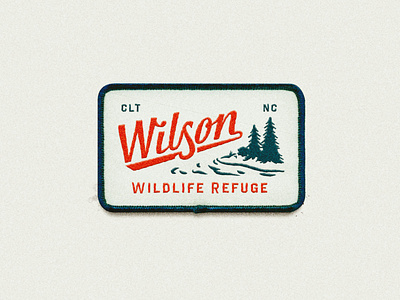 Wilson Wildlife Refuge adventure branding design graphic logo logotype outdoors patch typography