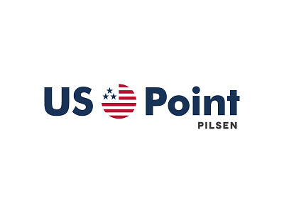 U.S. Point flag logo logotype