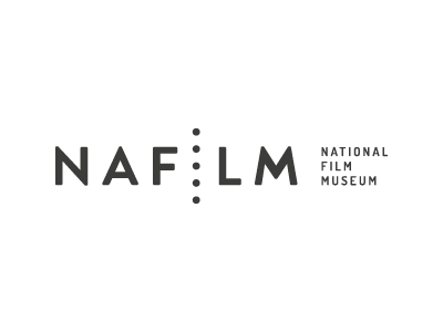 NaFilM branding design film logo logotype movie museum perforation simple ticket