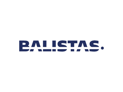 BALISTAS Logo Proposal bullet gun guns logo logotype mark minimalist shoot shop shot typography