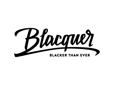 Blacquer brand calligraphy hand lettering logo logotype polish shoe typography