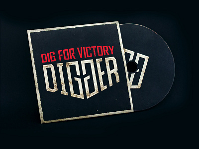 Digger: Dig for Victory album band cd cover digger logotype metal music record