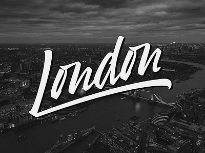 London Calligraphy calligraphy city handwritten iva london name pelc script title vintage