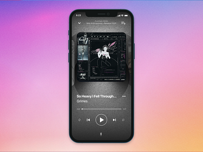 100 Days of UI - 009 - Music Player