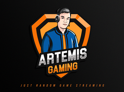 Artemis Gaming Logo adobe illustrator adobe photoshop avatar design cartoon style design gaminglogo illustration logo typography vector