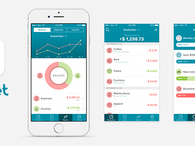 BudJet app coming soon by Gershom Charig on Dribbble