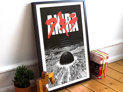 AKIRA - Neo Tokyo Is About To Explode akira anime art cartoon explosion japan kaneda pop poster print tetsuo tokyo