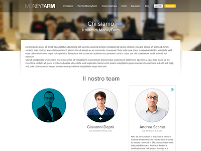 MoneyFarm - About page