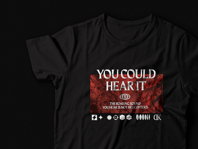 T-Shirt "You could hear it" design gothic graphic halloween minimal pattern tshirt tshirt design type typography