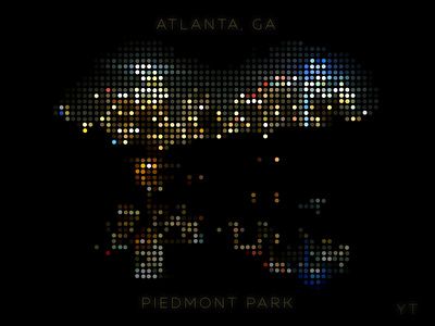 Atlanta, GA atlanta city cityscape dribbbleweeklywarmup illustration photoshop