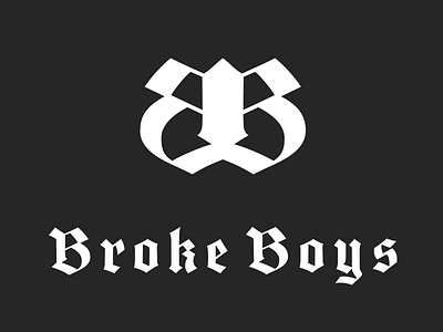 BrokeBoys branding design logo logotype