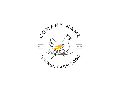 Chicken Farm Logo chicken farm