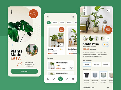 Plants Shop eCommerce Website