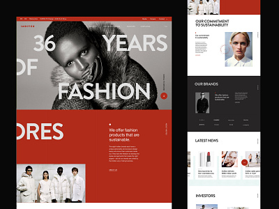 Inditex Website Design