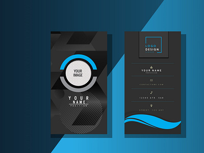 HORIZONTAL BUSINESS CARD DESIGN