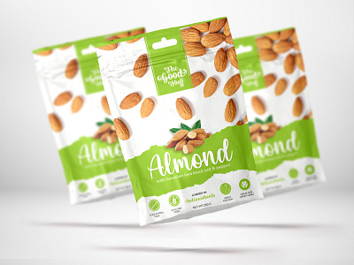Almond Packaging Products almond branding desain produc design graphic design produc