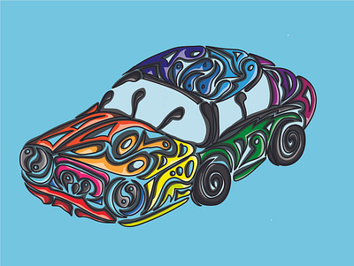 CAR animation branding design illustration illustrator web