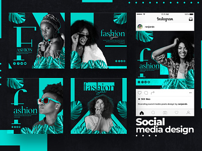Fashion Social Media Designs | Branding | Posts Design