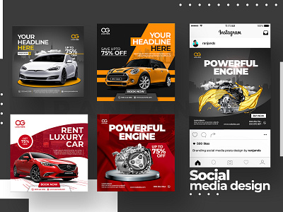 Car Social Media Design | Banner Design